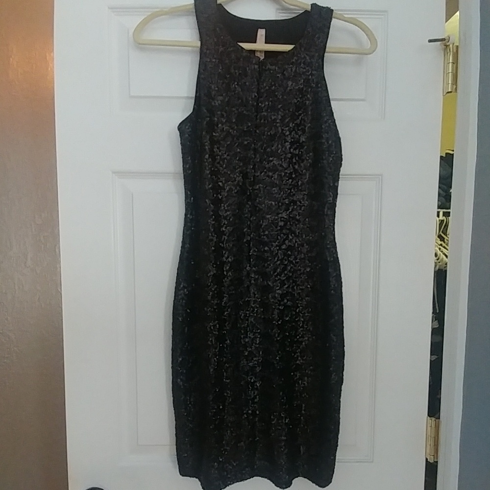 Bailey 44 black sequin dress